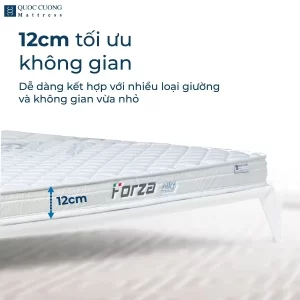 Đệm Foam Forza thiết kế mỏng nhẹ, tối ưu không gian