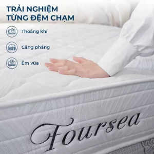 Đệm lò xo túi độc lập Foursea đem đến trải nghiệm nâng đỡ từng điểm trạm