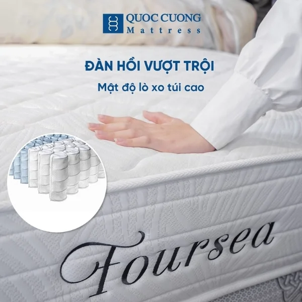 Đệm lò xo túi độc lập Foursea đàn hồi vượt trội