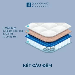 Kết cấu Đệm lò xo túi độc lập US-Life