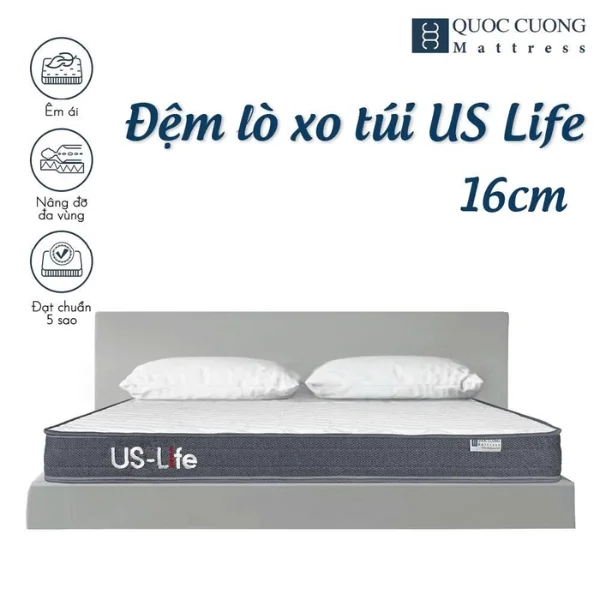 Đệm lò xo túi độc lập US-Life