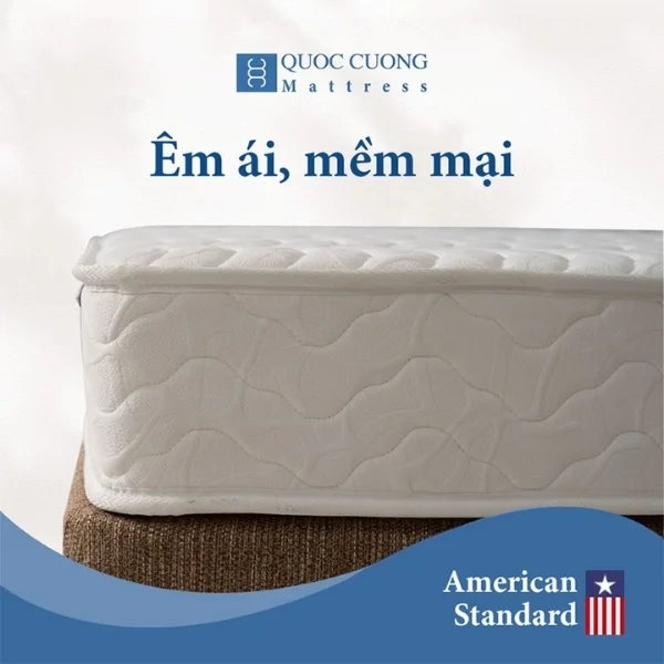 Đệm lò xo túi độc lập Hicom 19cm êm ái, mềm mại, nâng niu cơ thể