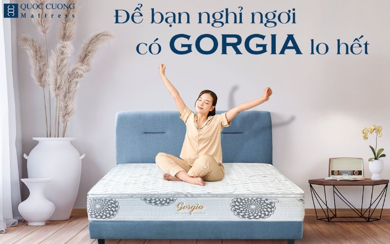 Đệm lò xo túi Gorgia 28cm – Trải nghiệm chuẩn khách sạn 5 sao
