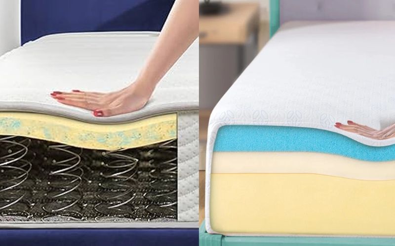 Nên sử dụng nệm foam hay nệm lò xo